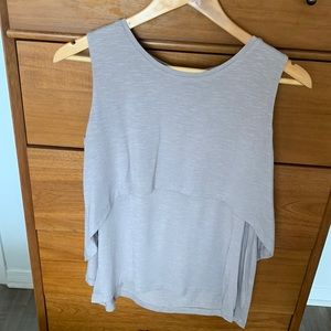 Taupe nursing tank size medium